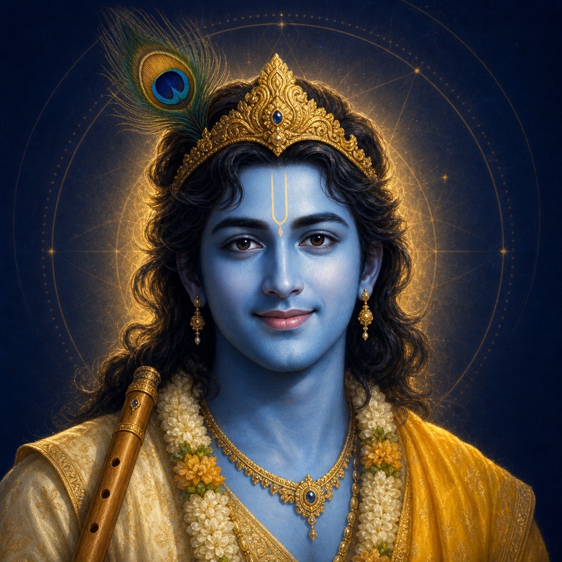 Editorial portrait of Krishna